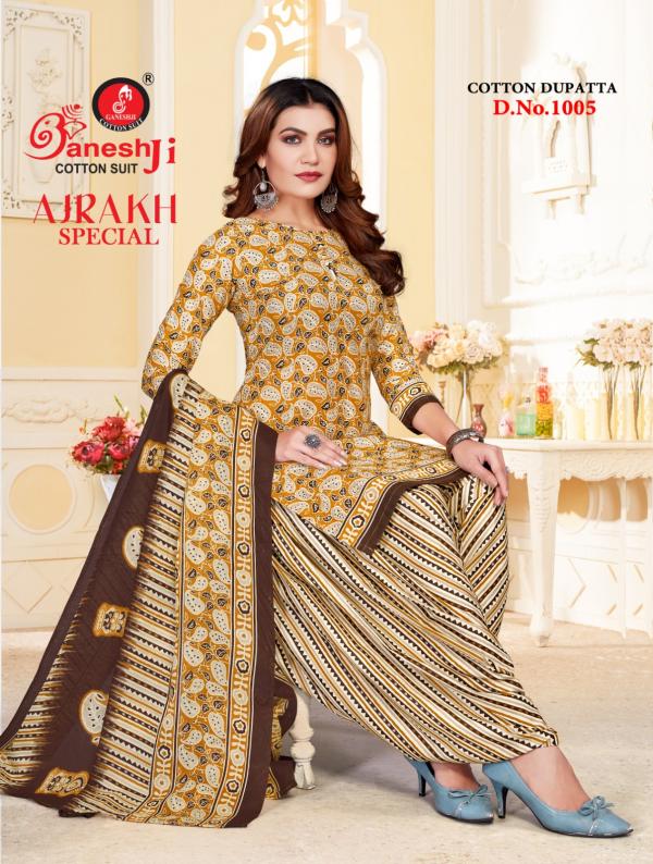 Ganeshji Ajrakh Special Vol-01 – Dress Material